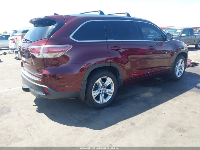 Toyota Highlander Limited V6 2015 5TDDKRFH8FS135391 Image 4