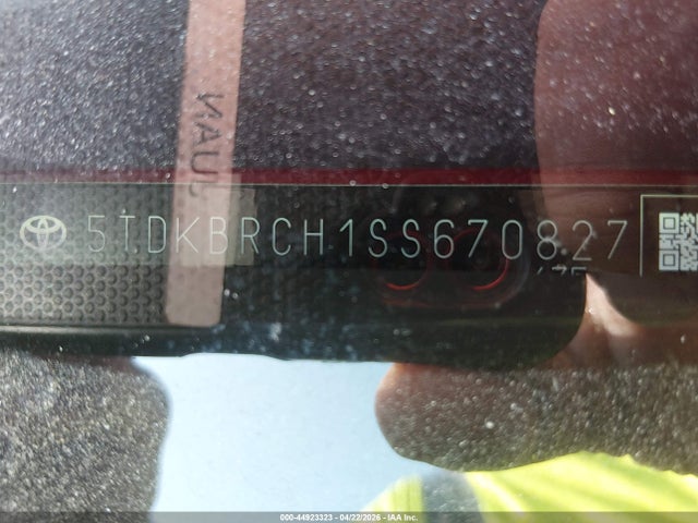 Aukcja sprzedaży 2025 Toyota Highlander Hybrid Xle, vin: 5TDKBRCH1SS670827, numer aukcji: 44923323