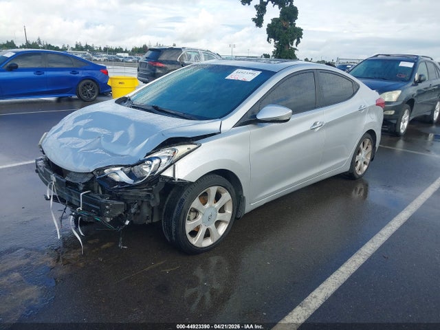2013 Hyundai Elantra Limited მანქანა იყიდება აუქციონზე, vin: KMHDH4AE5DU720674, აუქციონის ნომერი: 44923390