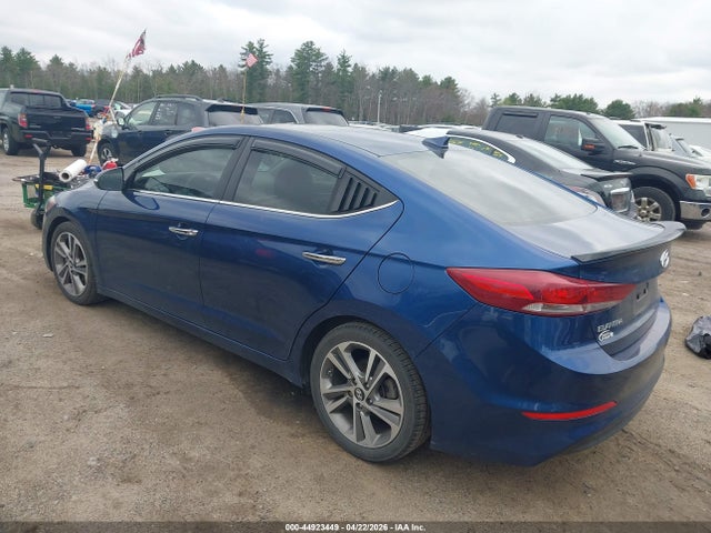 Продаж на аукціоні авто 2017 Hyundai Elantra Limited, vin: 5NPD84LFXHH129914, номер лоту: 44923449