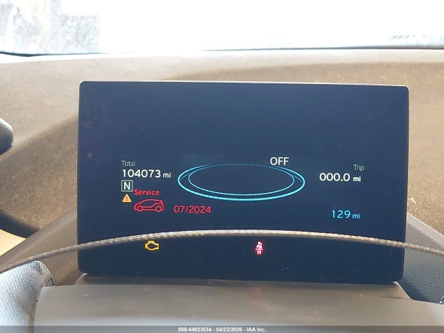 44923534 :رقم المزاد ، WBY1Z8C31HV891282 vin ، 2017 Bmw I3 94 Ah W/range Extender مزاد بيع