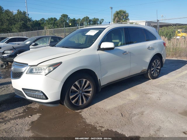 44923567 :رقم المزاد ، 5FRYD3H48FB004614 vin ، 2015 Acura Mdx Technology Package مزاد بيع