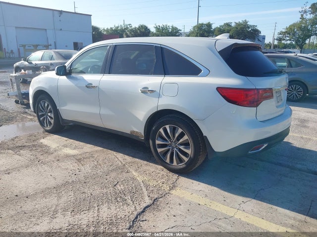 44923567 :رقم المزاد ، 5FRYD3H48FB004614 vin ، 2015 Acura Mdx Technology Package مزاد بيع