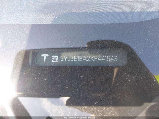 Tesla Model 3 Long Range/mid Range/standard Range/standard Range Plus 2019 5YJ3E1EA2KF441543 Image 9