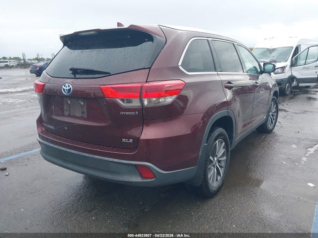 5TDJGRFH6KS062536 Toyota Highlander Hybrid Xle