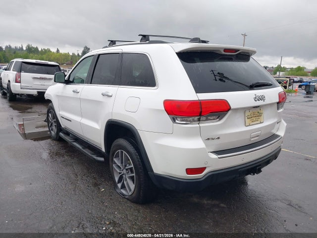 44924020 :رقم المزاد ، 1C4RJFBG7HC617729 vin ، 2017 Jeep Grand Cherokee Limited 4x4 مزاد بيع