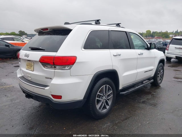 44924020 :رقم المزاد ، 1C4RJFBG7HC617729 vin ، 2017 Jeep Grand Cherokee Limited 4x4 مزاد بيع