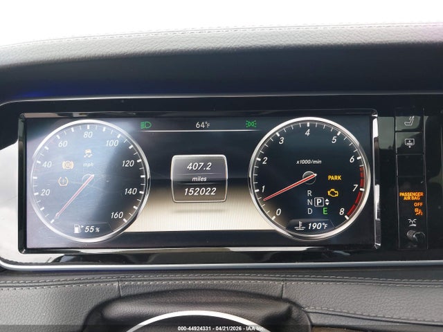 Aukcja sprzedaży 2014 Mercedes-benz S 550, vin: WDDUG8CBXEA009711, numer aukcji: 44924331