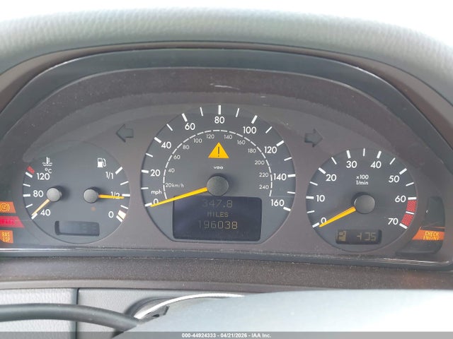 Aukcja sprzedaży 2001 Mercedes-benz E 320, vin: WDBJF65J01B167132, numer aukcji: 44924333