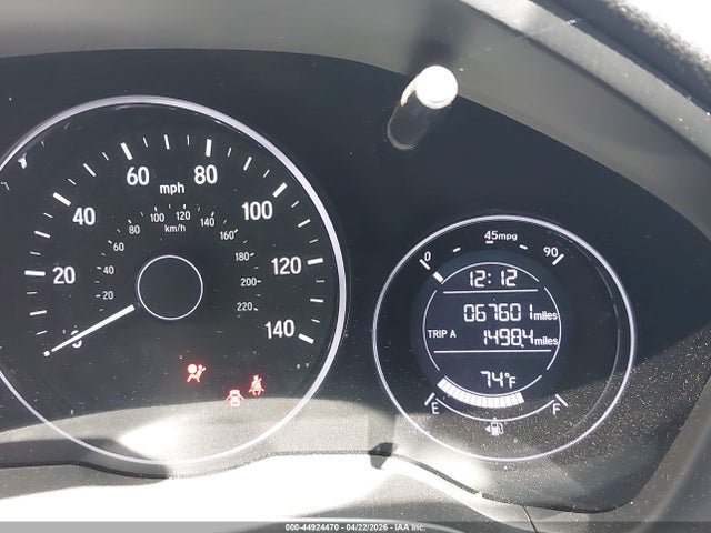44924470 :رقم المزاد ، 3CZRU5H38NM723763 vin ، 2022 Honda Hr-v 2wd Lx مزاد بيع