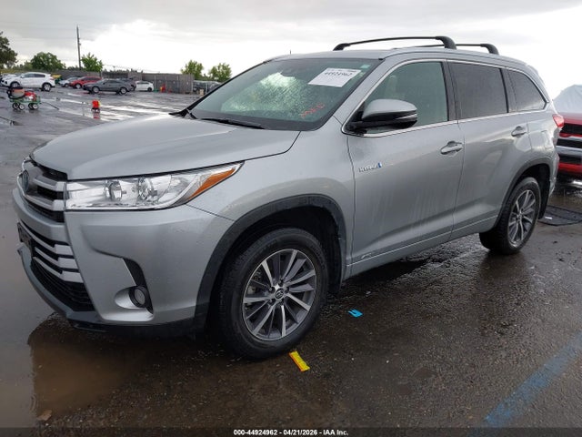 Продажа на аукционе авто 2018 Toyota Highlander Hybrid Xle, vin: 5TDJGRFH9JS041968, номер лота: 44924962