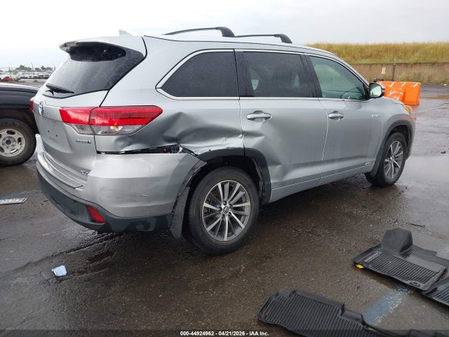 Продажа на аукционе авто 2018 Toyota Highlander Hybrid Xle, vin: 5TDJGRFH9JS041968, номер лота: 44924962