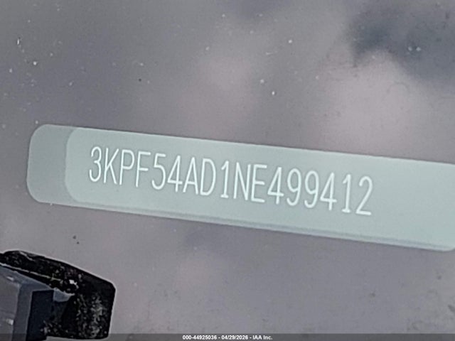 44925036 :رقم المزاد ، 3KPF54AD1NE499412 vin ، 2022 Kia Forte Gt-line مزاد بيع