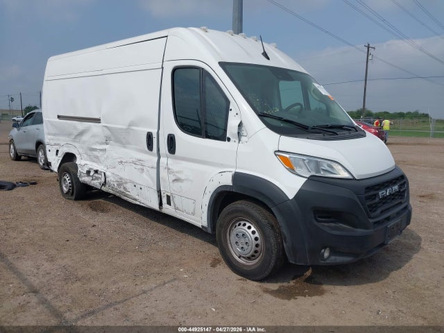 2024 Ram Promaster 2500 Tradesman High Roof 159 Wb W/pass Seat მანქანა იყიდება აუქციონზე, vin: 3C6LRVDG2RE155698, აუქციონის ნომერი: 44925147