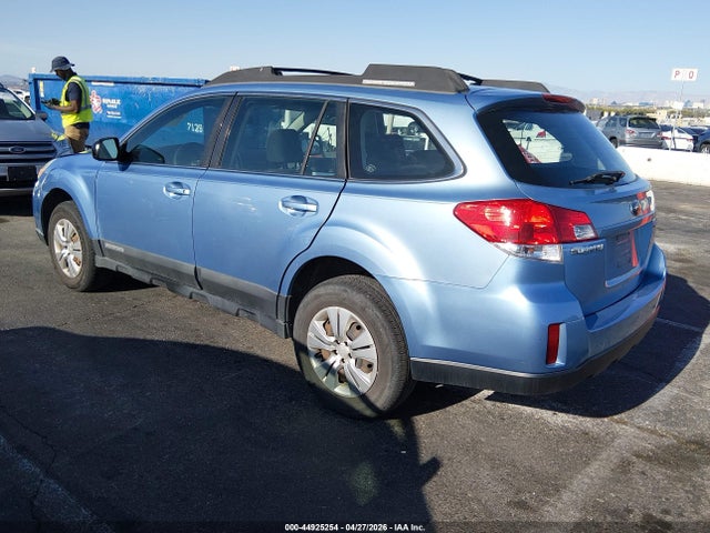2011 Subaru Outback 2.5i მანქანა იყიდება აუქციონზე, vin: 4S4BRBAC4B1361193, აუქციონის ნომერი: 44925254