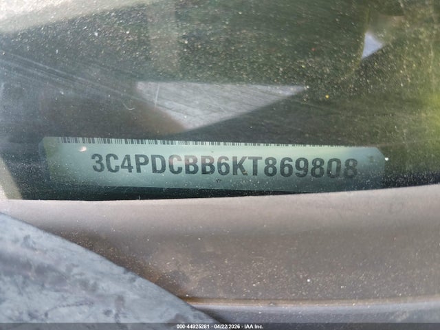 44925281 :رقم المزاد ، 3C4PDCBB6KT869808 vin ، 2019 Dodge Journey Se مزاد بيع