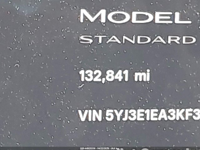 Продаж на аукціоні авто 2019 Tesla Model 3 Long Range/mid Range/standard Range/standard Range Plus, vin: 5YJ3E1EA3KF311898, номер лоту: 44925336