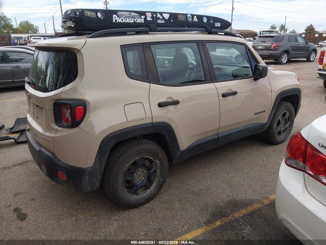 Aukcja sprzedaży 2016 Jeep Renegade Sport, vin: ZACCJBAW0GPC71671, numer aukcji: 44925351