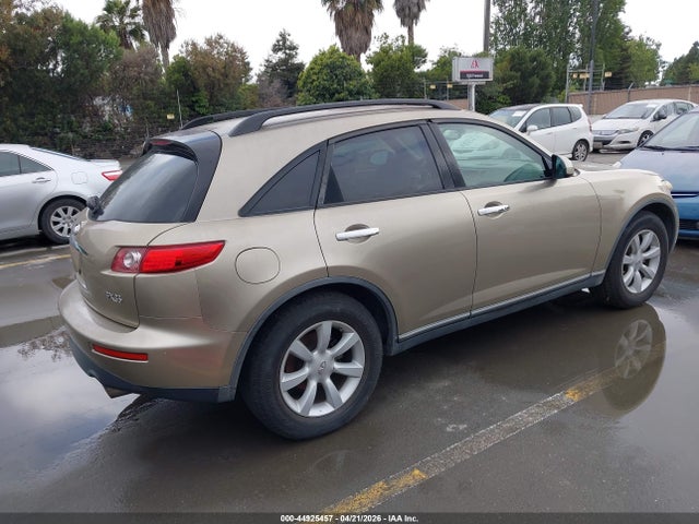 44925457 :رقم المزاد ، JNRAS08U44X100282 vin ، 2004 Infiniti Fx35 مزاد بيع