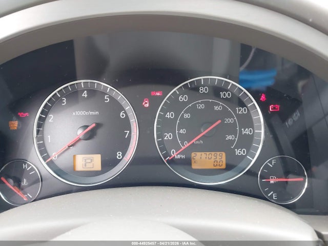 44925457 :رقم المزاد ، JNRAS08U44X100282 vin ، 2004 Infiniti Fx35 مزاد بيع