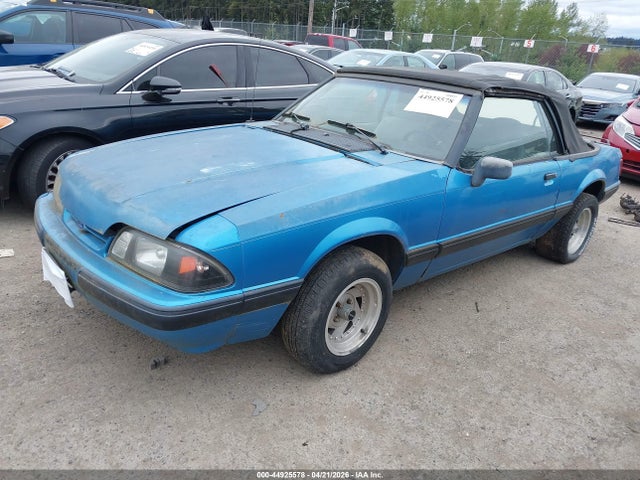44925578 :رقم المزاد ، 1FACP44M6NF134227 vin ، 1992 Ford Mustang Lx مزاد بيع