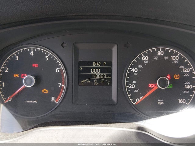 2014 Volkswagen Jetta 2.0l S მანქანა იყიდება აუქციონზე, vin: 3VW2K7AJ5EM408899, აუქციონის ნომერი: 44925757