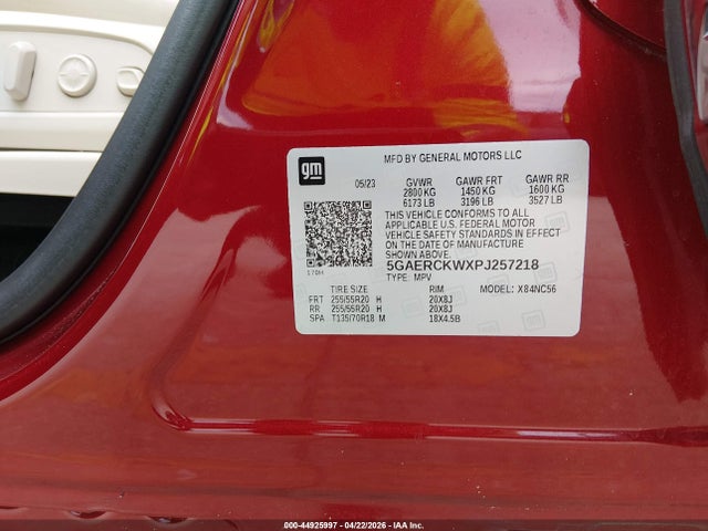 Продажа на аукционе авто 2023 Buick Enclave Premium Fwd, vin: 5GAERCKWXPJ257218, номер лота: 44925997