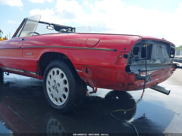 Aukcja sprzedaży 1986 Alfa Romeo Veloce 2000 Spider, vin: ZARBA5417G1040141, numer aukcji: 44926132