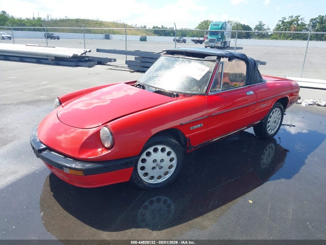 Aukcja sprzedaży 1986 Alfa Romeo Veloce 2000 Spider, vin: ZARBA5417G1040141, numer aukcji: 44926132