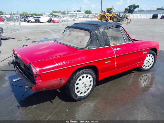 Aukcja sprzedaży 1986 Alfa Romeo Veloce 2000 Spider, vin: ZARBA5417G1040141, numer aukcji: 44926132