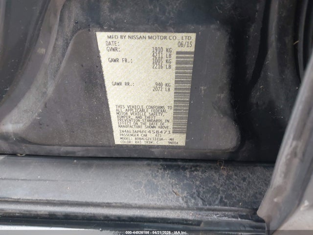 1N4AL3AP6FC458471 Nissan Altima 2.5 S