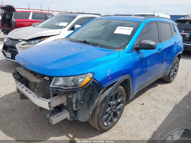 Aukcja sprzedaży 2021 Jeep Compass 80th Anniversary Fwd, vin: 3C4NJCEB0MT522828, numer aukcji: 44926246