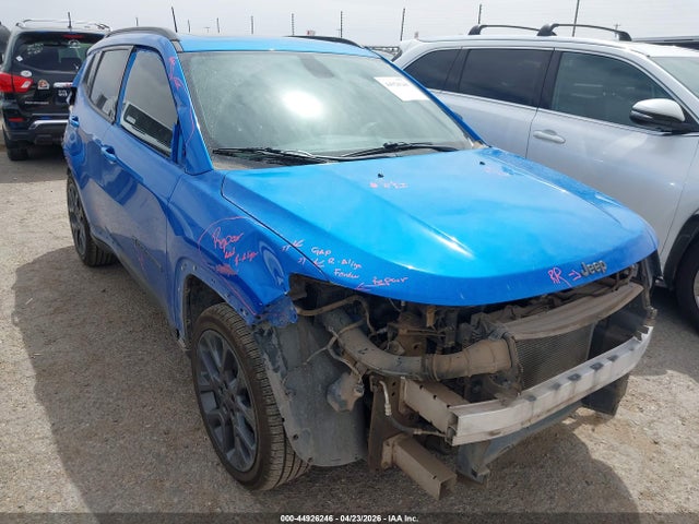 Aukcja sprzedaży 2021 Jeep Compass 80th Anniversary Fwd, vin: 3C4NJCEB0MT522828, numer aukcji: 44926246