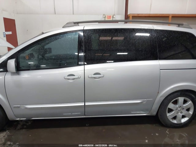 2006 Nissan Quest 3.5 S მანქანა იყიდება აუქციონზე, vin: 5N1BV28U66N108160, აუქციონის ნომერი: 44926330