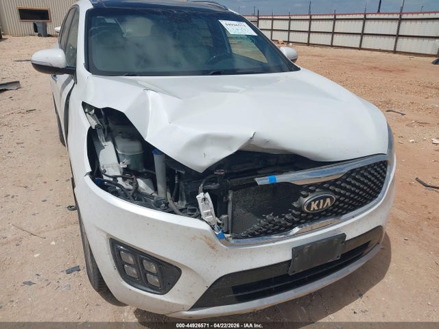 44926571 :رقم المزاد ، 5XYPK4A55GG100402 vin ، 2016 Kia Sorento 3.3l Sxl مزاد بيع