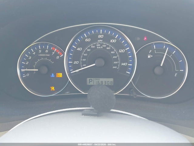 44926837 :رقم المزاد ، JF2SH6FC8AH743726 vin ، 2010 Subaru Forester 2.5xt Limited مزاد بيع