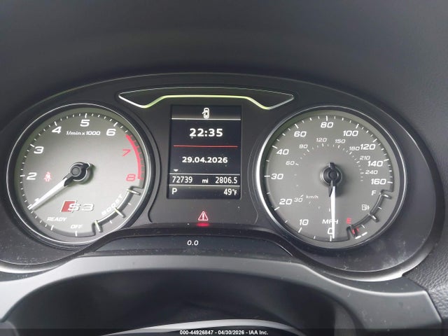 Aukcja sprzedaży 2016 Audi S3 2.0t Premium Plus, vin: WAUB1GFF9G1054635, numer aukcji: 44926847