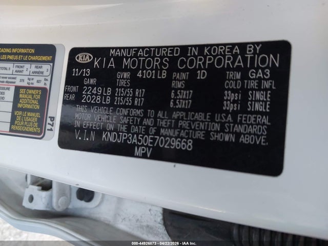 Продаж на аукціоні авто 2014 Kia Soul +, vin: KNDJP3A50E7029668, номер лоту: 44926873
