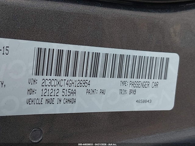Dodge CHARGER R/T 2016 2C3CDXCT4GH126954 Image 9