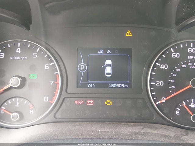 44927102 :رقم المزاد ، 5XXGT4L33GG008296 vin ، 2016 Kia Optima Lx مزاد بيع