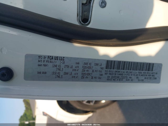 Aukcja sprzedaży 2018 Dodge Journey Se, vin: 3C4PDCAB1JT253773, numer aukcji: 44927175