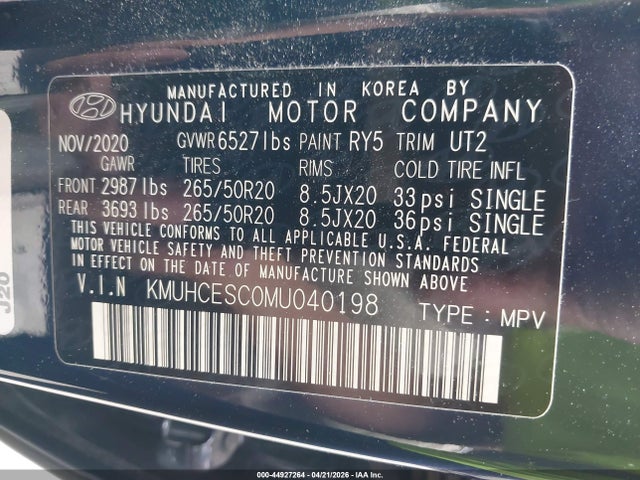 Genesis Gv80 3.5t Awd Advanced 2021 KMUHCESC0MU040198 Image 9