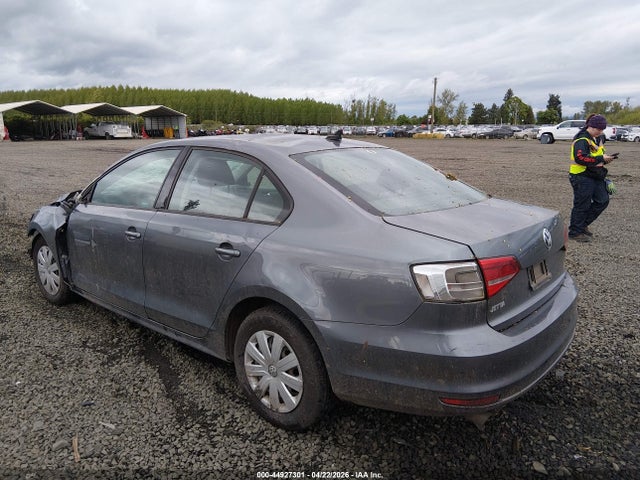 2015 Volkswagen Jetta 2.0l S მანქანა იყიდება აუქციონზე, vin: 3VW1K7AJ9FM267512, აუქციონის ნომერი: 44927301