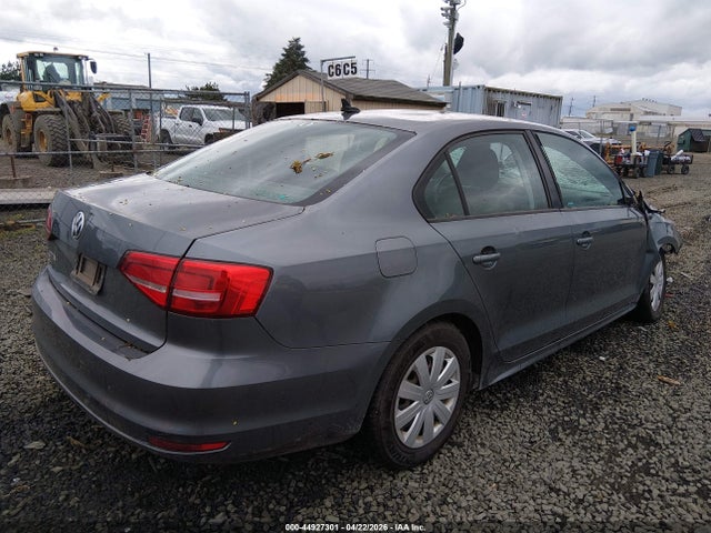 2015 Volkswagen Jetta 2.0l S მანქანა იყიდება აუქციონზე, vin: 3VW1K7AJ9FM267512, აუქციონის ნომერი: 44927301