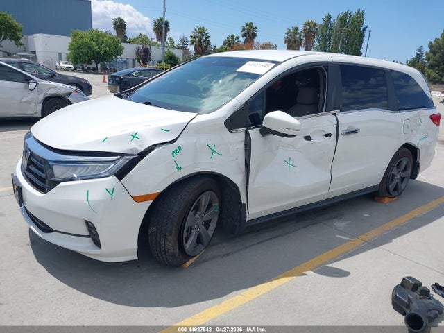 Honda ODYSSEY EX 2021 5FNRL6H59MB044152 Image 2