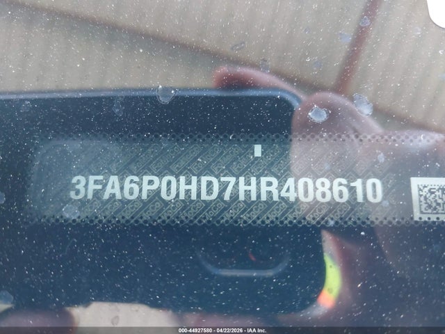 Продажа на аукционе авто 2017 Ford Fusion Se, vin: 3FA6P0HD7HR408610, номер лота: 44927580