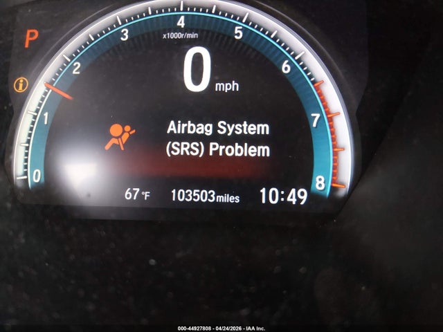 44927808 :رقم المزاد ، 19XFC1F38KE005031 vin ، 2019 Honda Civic Ex مزاد بيع