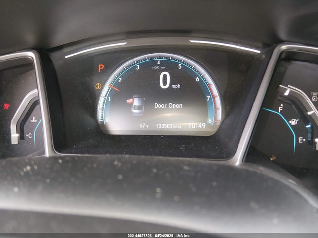 44927808 :رقم المزاد ، 19XFC1F38KE005031 vin ، 2019 Honda Civic Ex مزاد بيع
