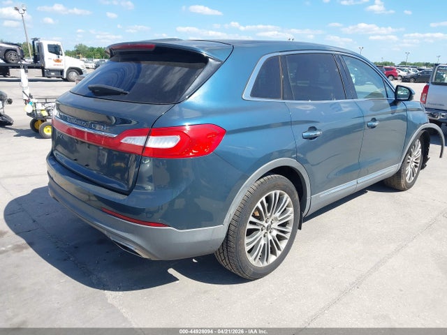 44928094 :رقم المزاد ، 2LMTJ6LR1GBL37373 vin ، 2016 Lincoln Mkx Reserve مزاد بيع