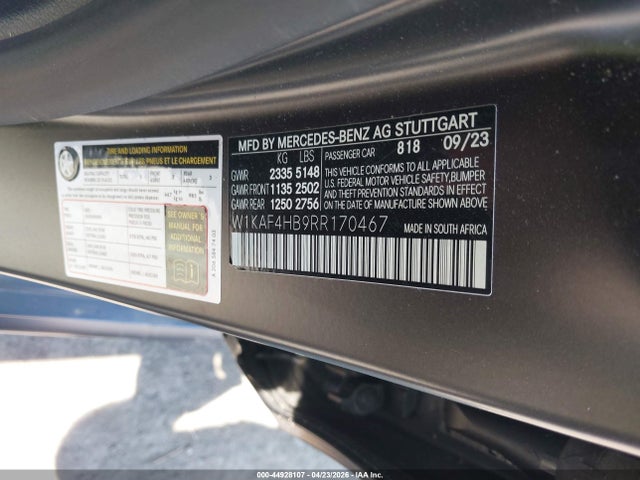 Mercedes-Benz C 300 2024 W1KAF4HB9RR170467 Image 9